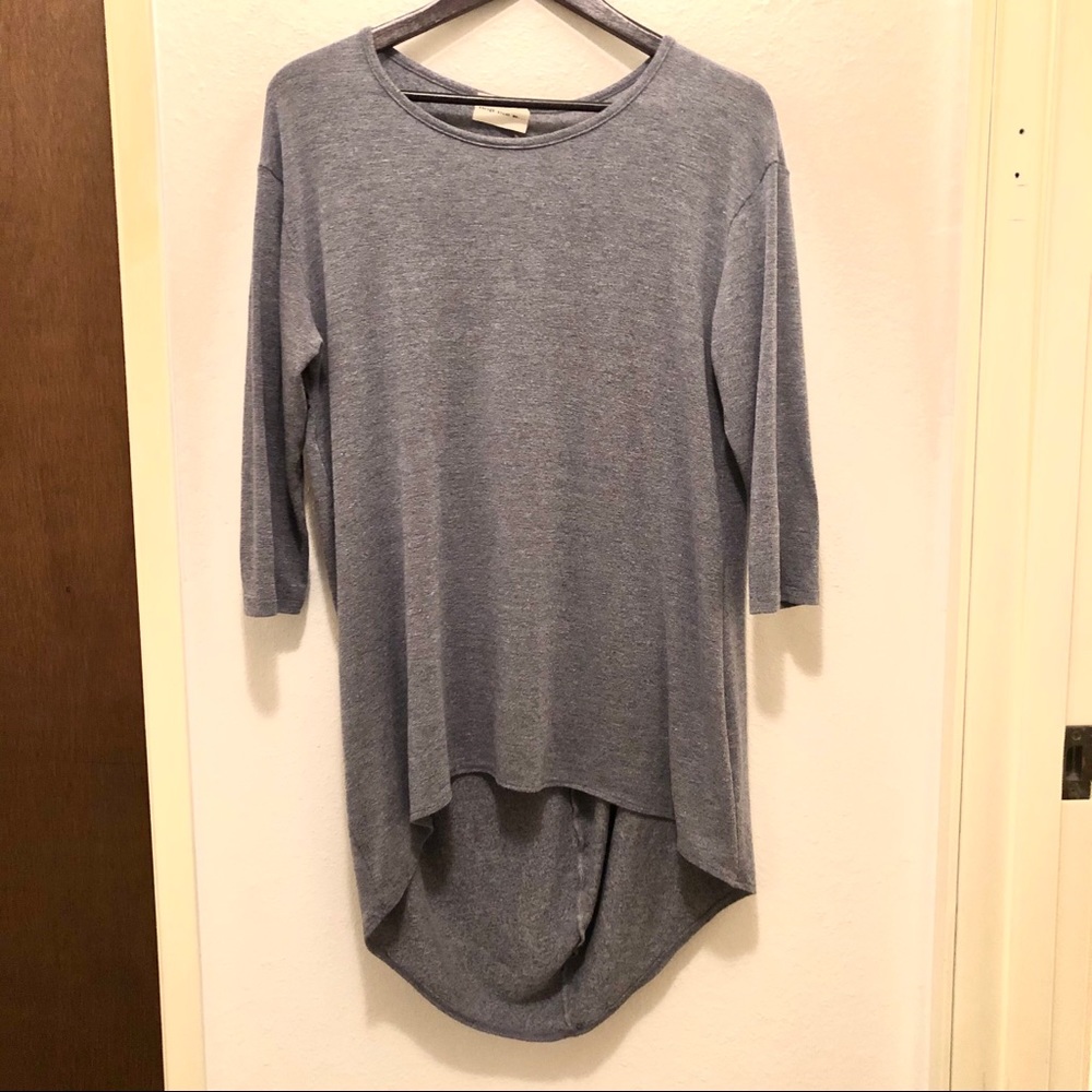 Enough about me light purple mid sleeve top